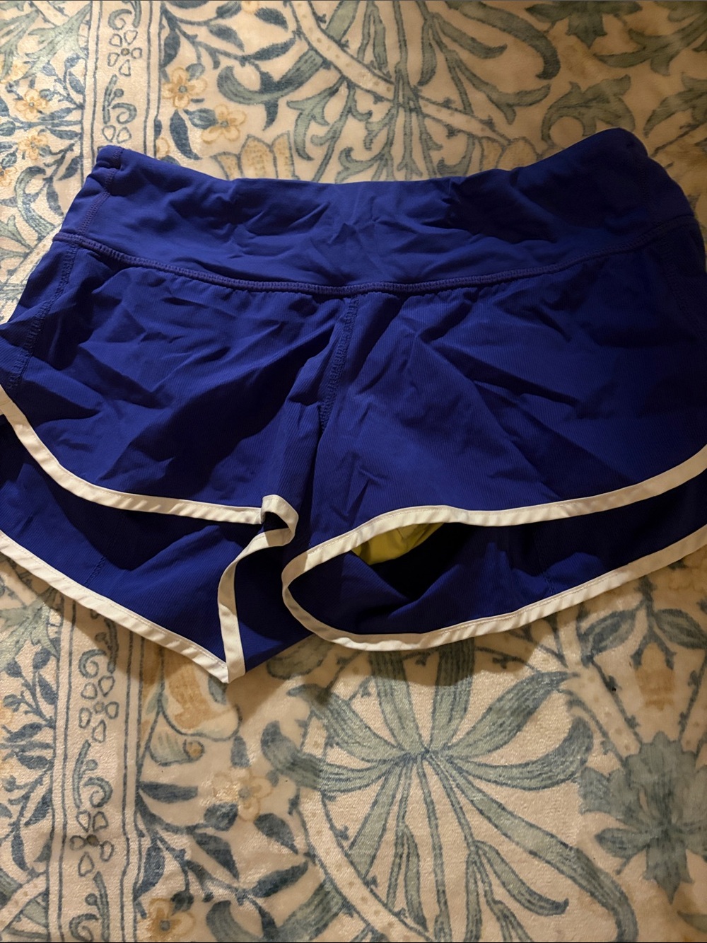 Lululemon royal blue running shorts